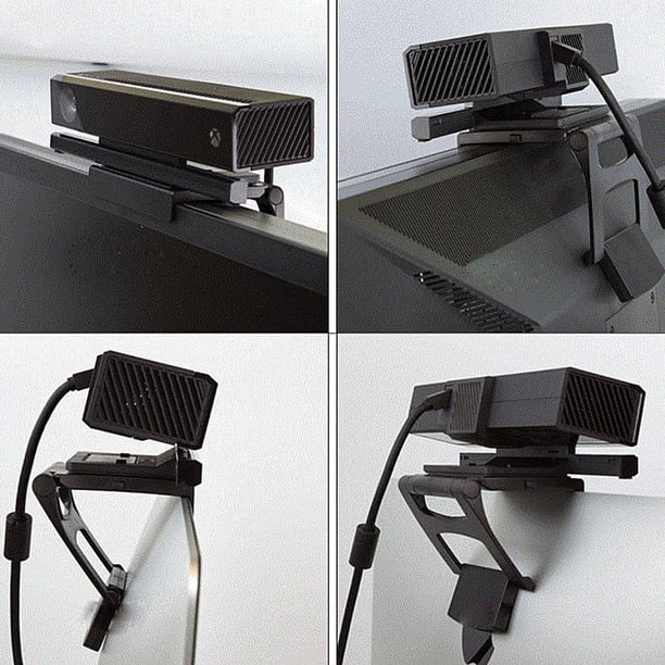 Clip de TV Soporte de soporte de base de montaje ajustable para Xbox One Microsoft Kinect Sensor JShteea El nuevo