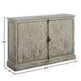 thumbnail image 2 of Belle Meade 60-inch Distressed Pine Storage Cabinet with Cremone Bolts, 2 of 4