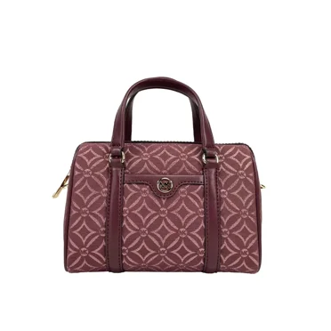 Michael Kors Travel Small Duffle Crossbody Bag (Oxblood)