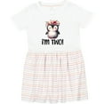 thumbnail image 3 of Inktastic 2nd Birthday Party Penguin 2 Year Old Girl Girls Toddler Dress, 3 of 5