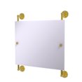 thumbnail image 1 of Prestige Que New Landscape Rectangular Frameless Rail Mounted Mirror - PQN-27-93-PB, 1 of 3