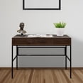thumbnail image 6 of Writing Desk with Lift Top Storage and USB Plugin Brown - Saltoro Sherpi, 6 of 6