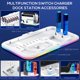 thumbnail image 4 of Estación de carga RGB Switch Controller para Switch y modelo OLED, soporte de carga para 4 Joycons y Switch Pro Controller con indicador LED de carga y 8 ranuras para juegos, 4 of 6