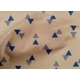 thumbnail image 4 of oneOone Organic Cotton Voile Fabric Triangle Geometric Decor Fabric Printed BTY 42 Inch Wide, 4 of 4