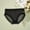Black, variant on Ahabrexf Seamless Underwear for Women,Large Size High Waist Thin Underwear Lace Breathable Panties