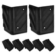 thumbnail image 1 of MOVTOTOP Durable Black Plastic Speaker Cabinet Corner Protectors for Safe Edge Protection 12pcs, 1 of 8
