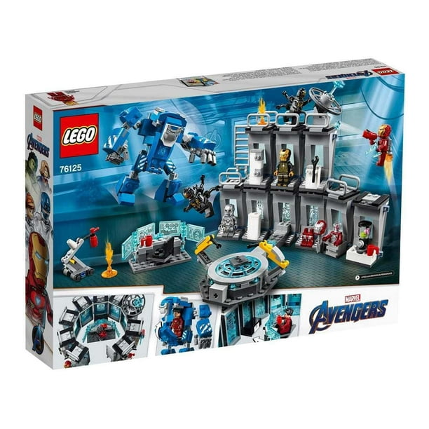 Super Heroes Iron Man Salon De Armaduras Lego Set LEGO Marvel