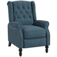 thumbnail image 1 of HOMCOM Manual Reclining Sofa with Wingback Design Armrests for Living Room, 1 of 10