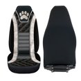 thumbnail image 6 of XYZCANDO Paw Print Design Auto Seat Covers for Man Thick Car Seat Covers Front Seats Washable Easy Install, for Van SUV Truck, 6 of 10