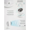 thumbnail image 3 of IRIS Woozoo Globe Multi-Directional 5-Speed Oscillating Fan [2024 Model], Small, White, 3 of 8