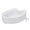 White - Without Lid, variant on M Buder Raised Toilet Seat 300 Lbs Heavy Duty Elevated Toilet Seat with Tightening Clamps for Most Elongated Toilets (White, 4 Inches Without Lid)