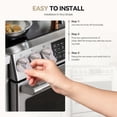 thumbnail image 6 of W11517331 for Whirlpool Electric Range Knobs,Replace W10850027 W11117415 W11458840 Oven Knob, Compatible with Whirlpool WEC310S0LS1, WEE515S0LZ1, WEC310S0LS2, WEE515S0LS1 Electric Range Knob (1pcs), 6 of 6