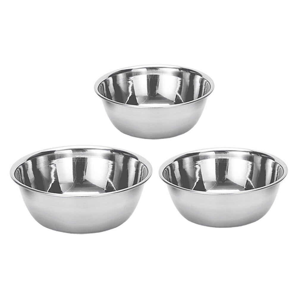 3PCS 201 Stainless Steel Bowls Medicine Treatment Bowl Iodine Bowl Drug Bowl Multipurpose Bowls