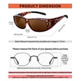 thumbnail image 4 of Gafas de sol polarizadas KANASTAL UV400 para usar sobre lentes, para hombre y mujer, 4 of 6