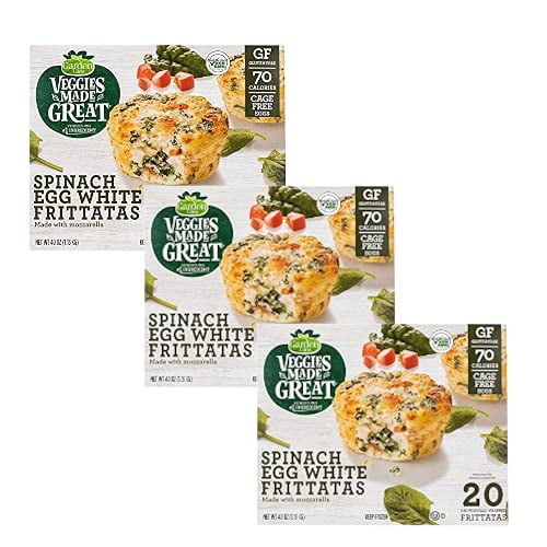Garden Lites Veggies Made Great Spinach Egg White Frittatas (Pack Of 3