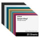 thumbnail image 1 of Vinyl Cricut Smart Vinyl Alfombra permanente sin tapete, 20 hojas, 33 x 30,5 cm, 1 of 7