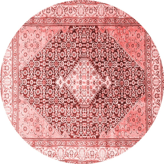 Ahgly Company Indoor Round Persian Red Traditional Area Rugs, 6' Round