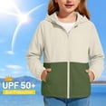 thumbnail image 2 of Bigetiay Kids Hooded Zip Up Long Sleeve Sun Jacket with Pockets for Boys And Girls, Size 15-16 Years, 2 of 8