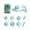 #1, variant on LOWLHOME Christmas Ornament Set Assorted Hanging Baubles Gift Box Variety Shaped Tree Decorations For Holiday Party