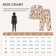 thumbnail image 4 of Xecao Dogs In Different Poses for Women's Long-Sleeved Pajama Set with Button Front and Pockets Soft Lounge Sleepwear for Home Relaxation-Medium, 4 of 7