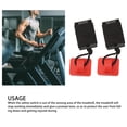 thumbnail image 3 of Magnétique Tapis Roulant Clé, Interrupteur de Sécurité pour Machine de Course Incassable Rouge Universel pour Exercice, 3 of 7