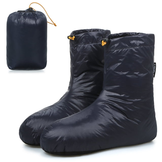 Escarpines Lixada Winter Down Booties Calcetines cálidos, suaves, a prueba de viento, medias para do Lixada Escarpines
