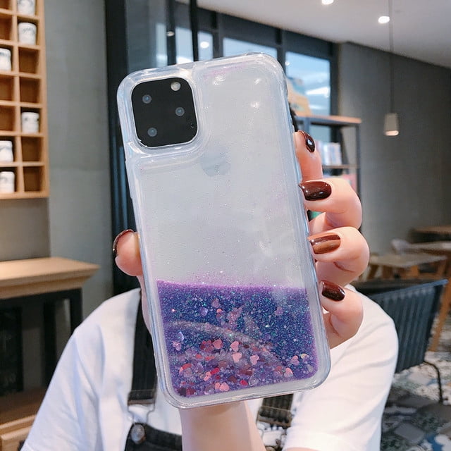 Funda de silicona con purpurina líquida para iphone 13 12 mini Pro XR TP Max TP X 8 7 6S 6 Plus Étui Dynamic Quicksand Étui