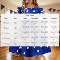 thumbnail image 3 of Edvintorg 4Th Of July Dresses for Girls Graphic Ruffle Hem Lightweight A Line Dress Crewneck Flutter Sleeve Casual Dress Size 5-14, 3 of 8