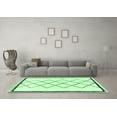 thumbnail image 3 of Ahgly Company Indoor Square Solid Emerald Green Modern Area Rugs, 8' Square, 3 of 4