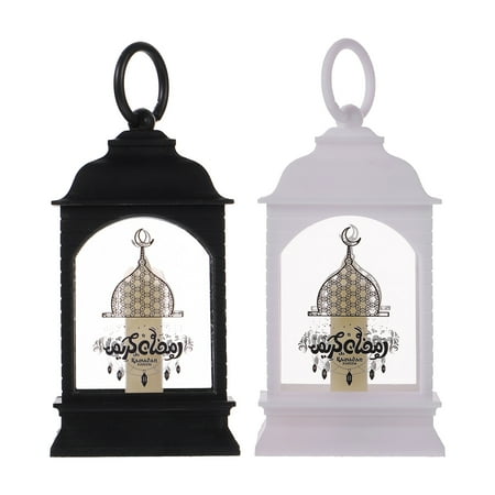 

TOYMYTOY 2Pcs Decorative Eid Ramadan Wind Lamps LED Lamps Decorations