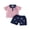 Red Navy, variant on BemeyourBBs Toddler Baby Boy 4th of July Outfit Baby Boys Independence Day Summer Clothes Patriot America Flag Embroidery Striped Half Button Short Sleeve Lapel Collar Shirt Tops and Shorts Set