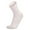White, variant on Solid Color Mid-Calf Wool-Blend Hiking Socks for Men,Mid-Calf Thermal Hiking Socks Moisture Wicking Black L