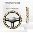 thumbnail image 5 of ZUXONGSY Leopard Print Golf Cart Steering Wheel Cover Universal Car Wheel Cover Easy to Use Golf Steering Wheel Protector Club Car Golf Cart Interior Decor Steering Wheel Accessories, 5 of 7