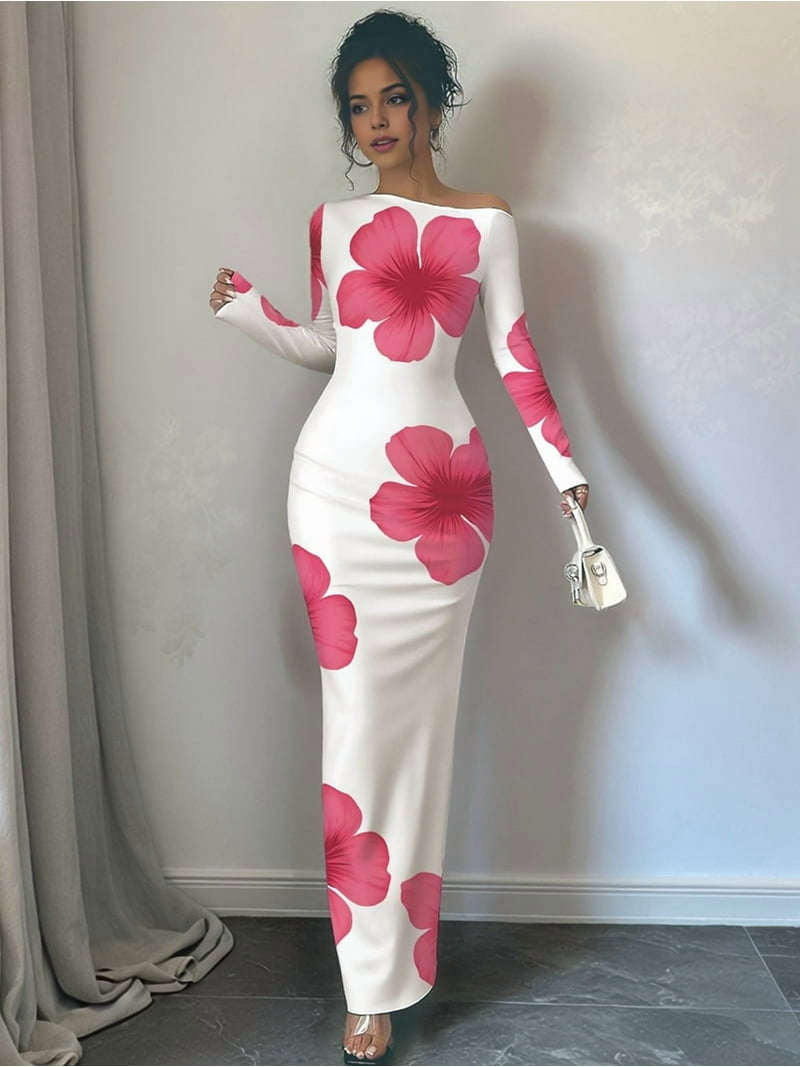 slim fit dress slacks LaDivine CD307 Long Fitted Prom Dress – The Dress Outlet main image 0