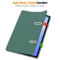 thumbnail image 2 of Case for Samsung Galaxy Tab S10 FE Plus 13.1" 2025, Folding Folio Ultra-Thin Smart PU Leather Tri-Fold Stand Stand Case Cover with Stylus Holder for Samsung Galaxy Tab S10 FE Plus 13.1" 2025,Darkgreen, 2 of 8