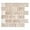 Beige, Marble, variant on Peel and Stick Backsplash - Sheets of 10.95" x 9.70" - 3D Adhesive Peel and Stick Tile Backsplash for Kitchen, Bathroom, Wall Tile (Beige, Marble, Pack of 10)