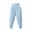 Light Blue, variant on Yuyuzo Baby Girls' Leggings Cotton Basic Layer Pants Toddler Fitted Pants Casual Comfy Trousers