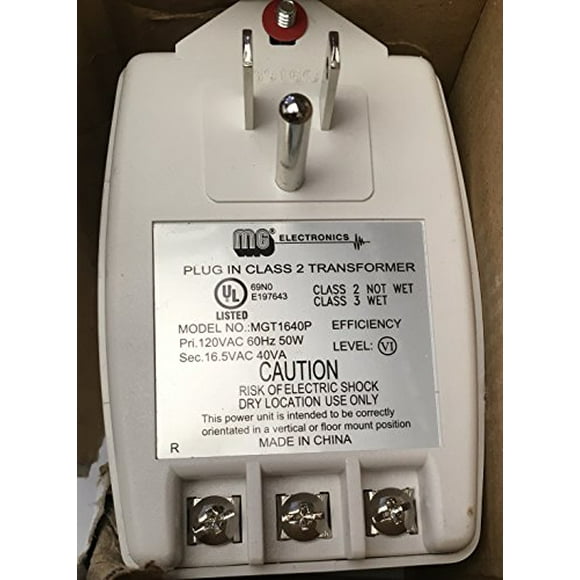 Mg Electronics Transformateur Classe 2 16.5 VIC - MB-MGT1640P