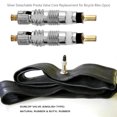 thumbnail image 3 of 10PCS/Set Metal Copper Detachable Presta Valve Core Bicycle Road Bike Valve Core French Air Pump Valve, 3 of 5