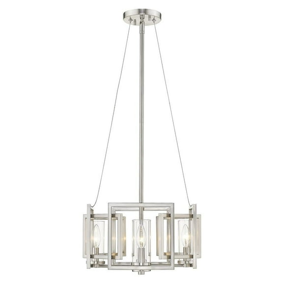 4 Light Pendant-16.38 inches Tall and 16 inches Wide-Pewter Finish Bailey Street Home 170-Bel-3361862
