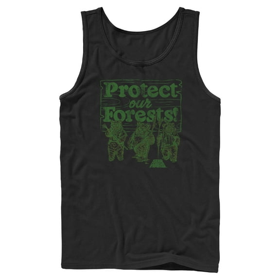 Mens Star Wars Protect the Endor Forest Tank Top