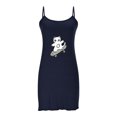 thumbnail image 4 of Camisón corto de talla grande para mujer, camisón de manga corta con estampado de pecho a la moda, camisón para mujer, 4 of 6