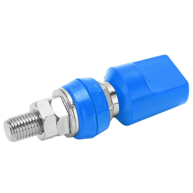Current Terminal, Easy Installation Multipurpose Brass 4mm Power Terminal For Electronic Instruments For Electronic Equipment For Industrial Equipment Red,Black,Yellow,Blue,Green