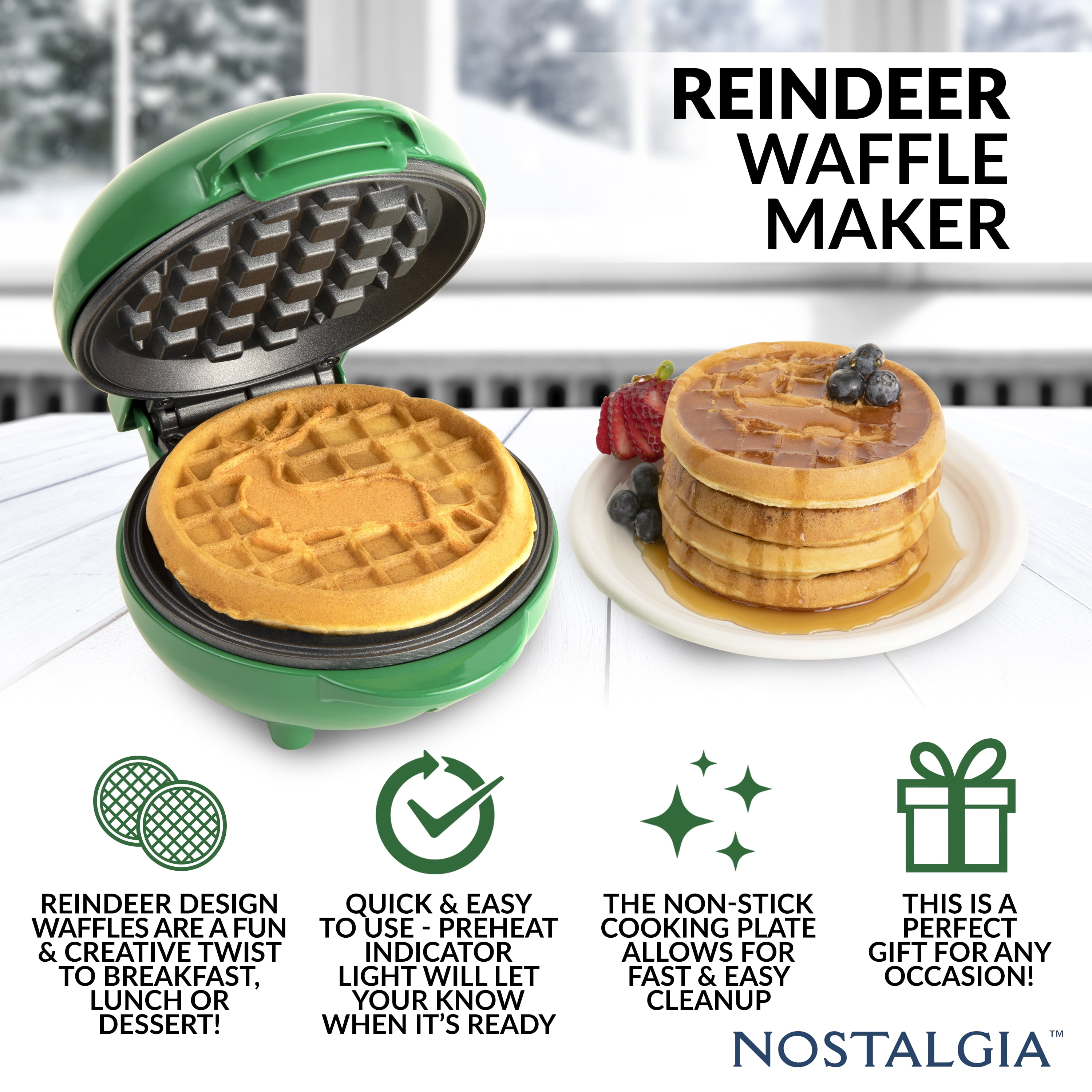 christmas waffle makers