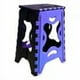 thumbnail image 2 of Banco Plegable Grande Portatil Plastico Soporta 120kg 1pz Acabado De La Estructura Mate Color Morado, 2 of 7