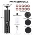thumbnail image 4 of Eurhowing Electric Foot Callus Remover, Rechargeable Foot File with 20 Sandpaper Disks, Portable Pedicure Tools for Hard Skin, Black, 4 of 9
