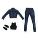 thumbnail image 4 of Chaqueta de Mezclilla Y Jeans a Escala 1/6 con Chaleco Y Zapatos para Modelo de Zulema Ropa de figura de acción, 4 of 8