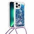 thumbnail image 3 of Funda FOXDOCK para iPhone 13 Pro Max con Cuerda Ajustable, Brillo Líquido, Protección Antigolpes y Lente – Ideal para Regalo, 3 of 6
