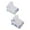 White Assorted, variant on Reebok Women's Target Cushion Ankle Socks, 6-Pack