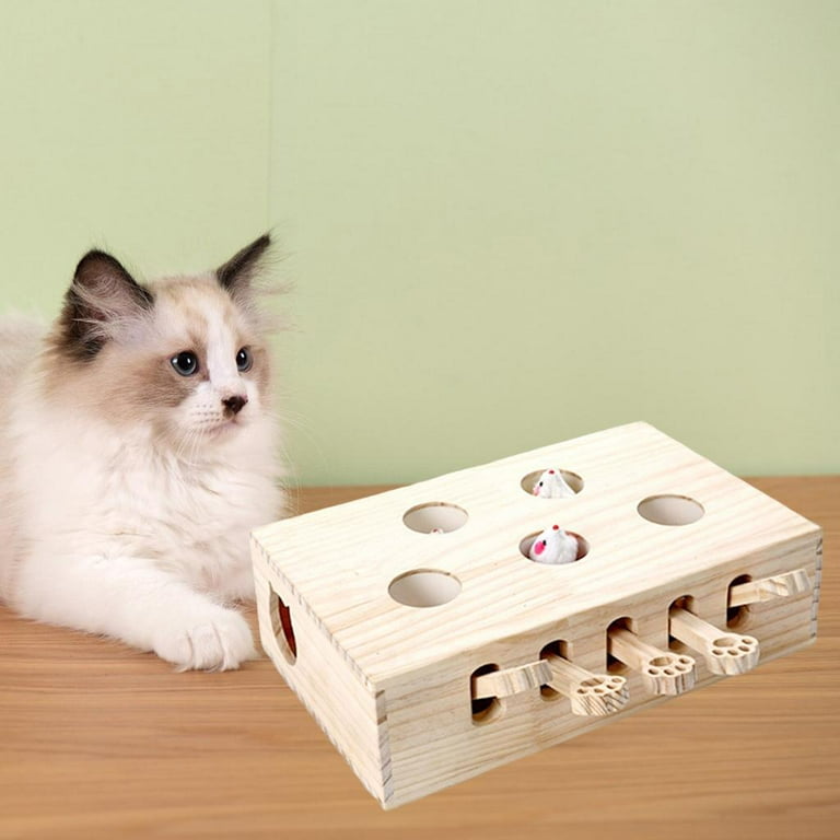 Cat with Mouse Wooden Puzzle